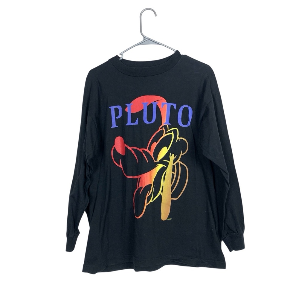 Vintage Mickey unlimited Pluto graphic long sleeve tee size medium